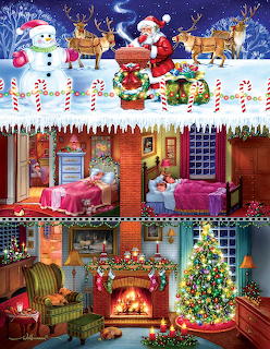 Christmas Eve House Scene