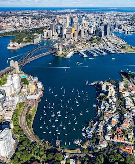 Sydney Harbour Aerial View