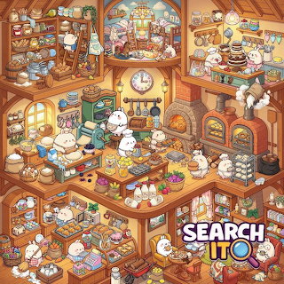 Cozy Bakery Interior Illustration