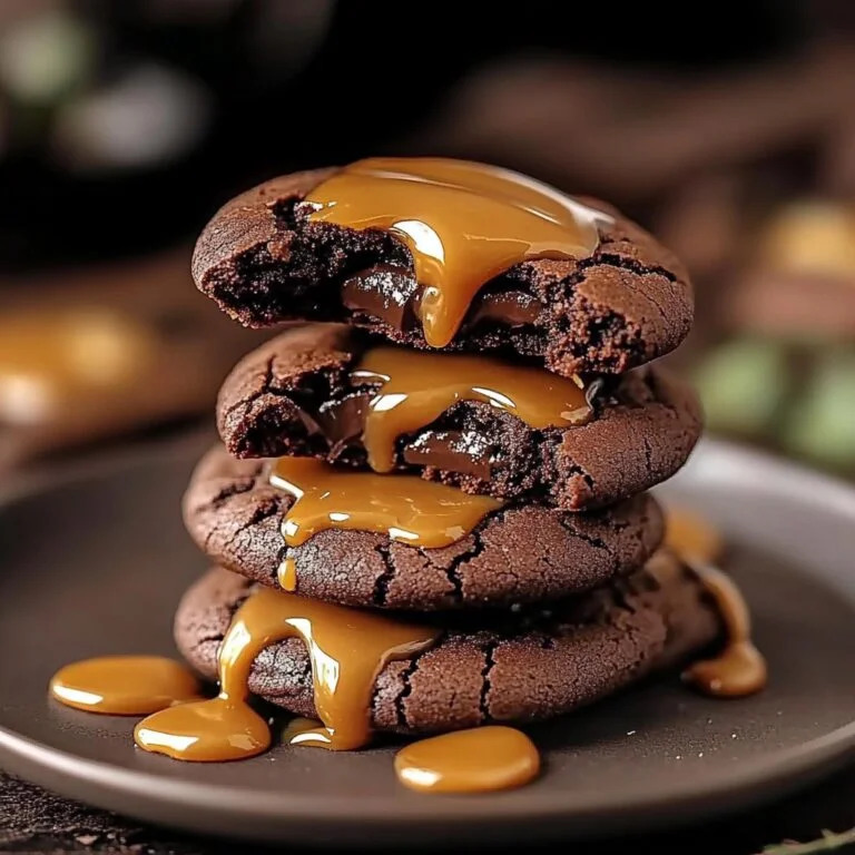 Chocolate Caramel Cookies