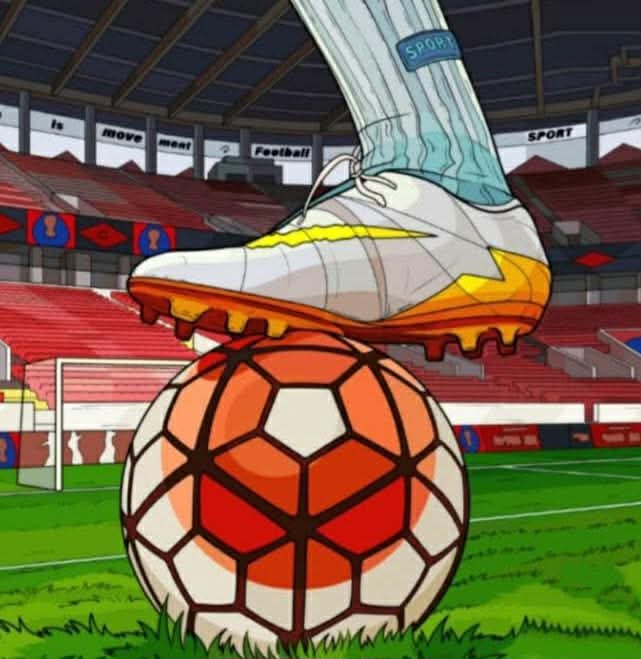 Soccer Cleat on Ball