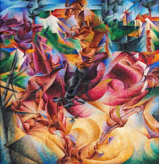 Umberto Boccioni Elasticity Painting