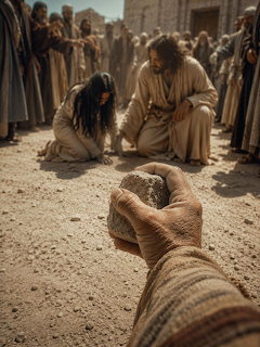 Woman Facing Stoning