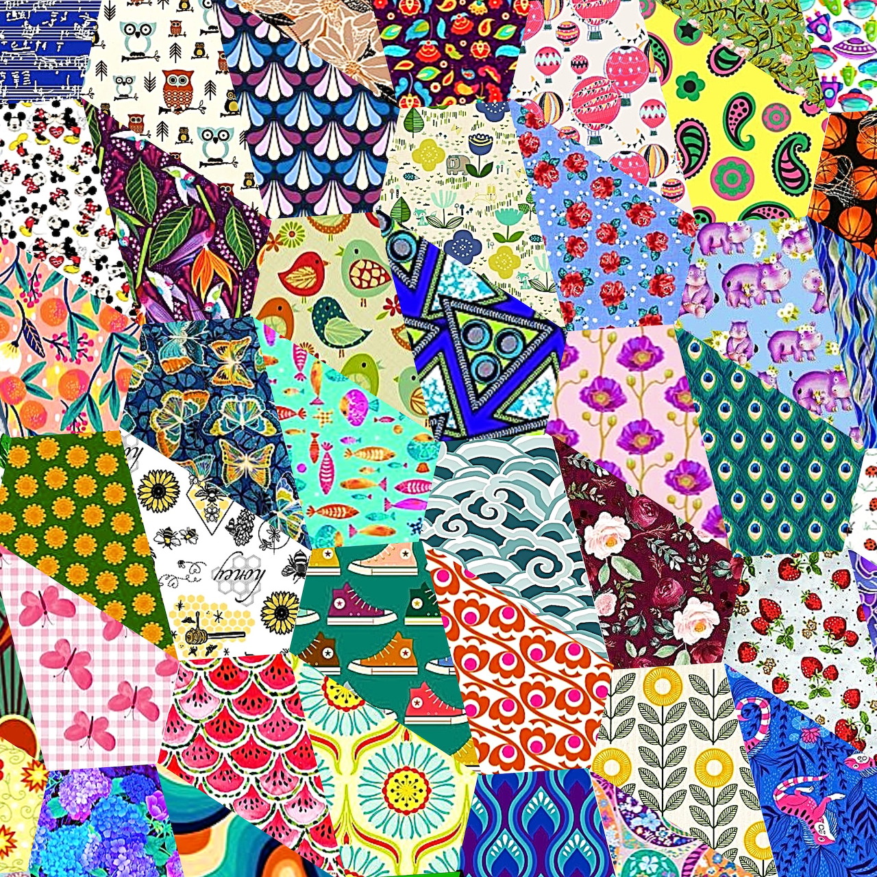 Colorful Patchwork Quilt