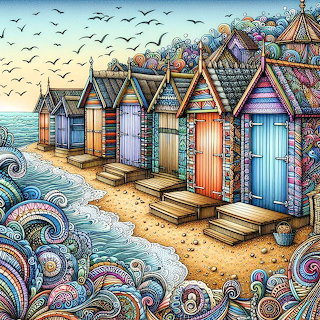 Colorful Beach Huts