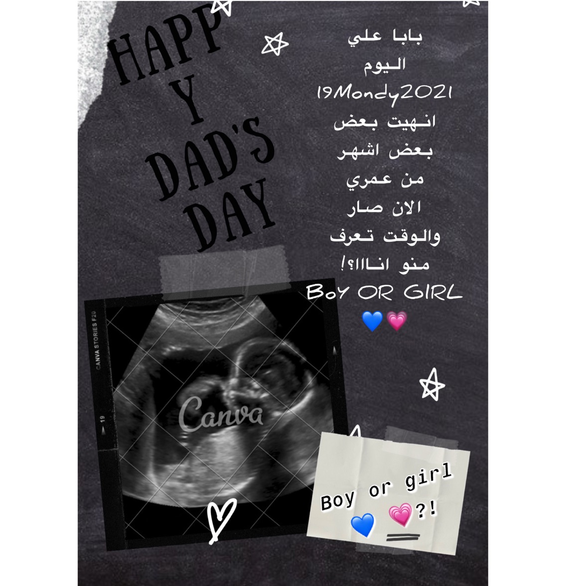 Baby Ultrasound Collage