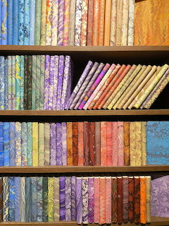 Fabric Bolt Rainbow Display