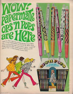 Vintage Papermate Ops N Pops Ad