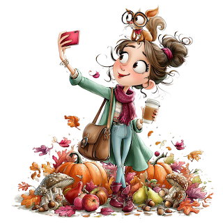 Autumn Selfie Girl