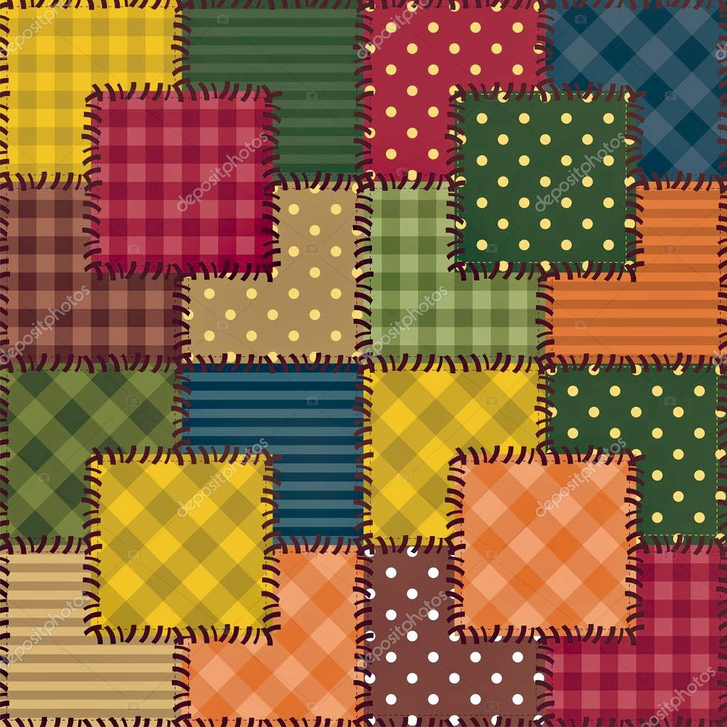 Colorful Patchwork Quilt Pattern