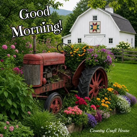 Barn and Tractor