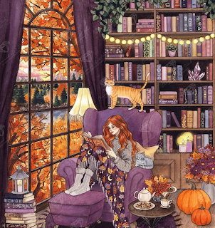 Cozy Autumn Reading Nook