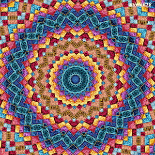 Colorful Geometric Mandala