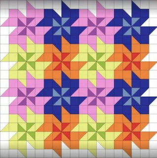 Geometric Quilt Pattern