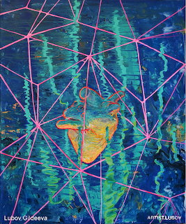 Geometric Heart Painting
