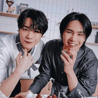 Two Young Men Smiling