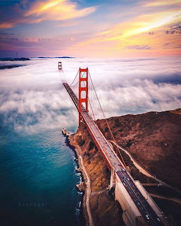 Golden Gate Bridge in Fog