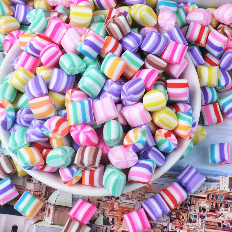 Colorful Striped Candy Collection