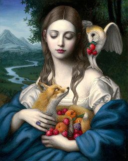 Woman with Fox
