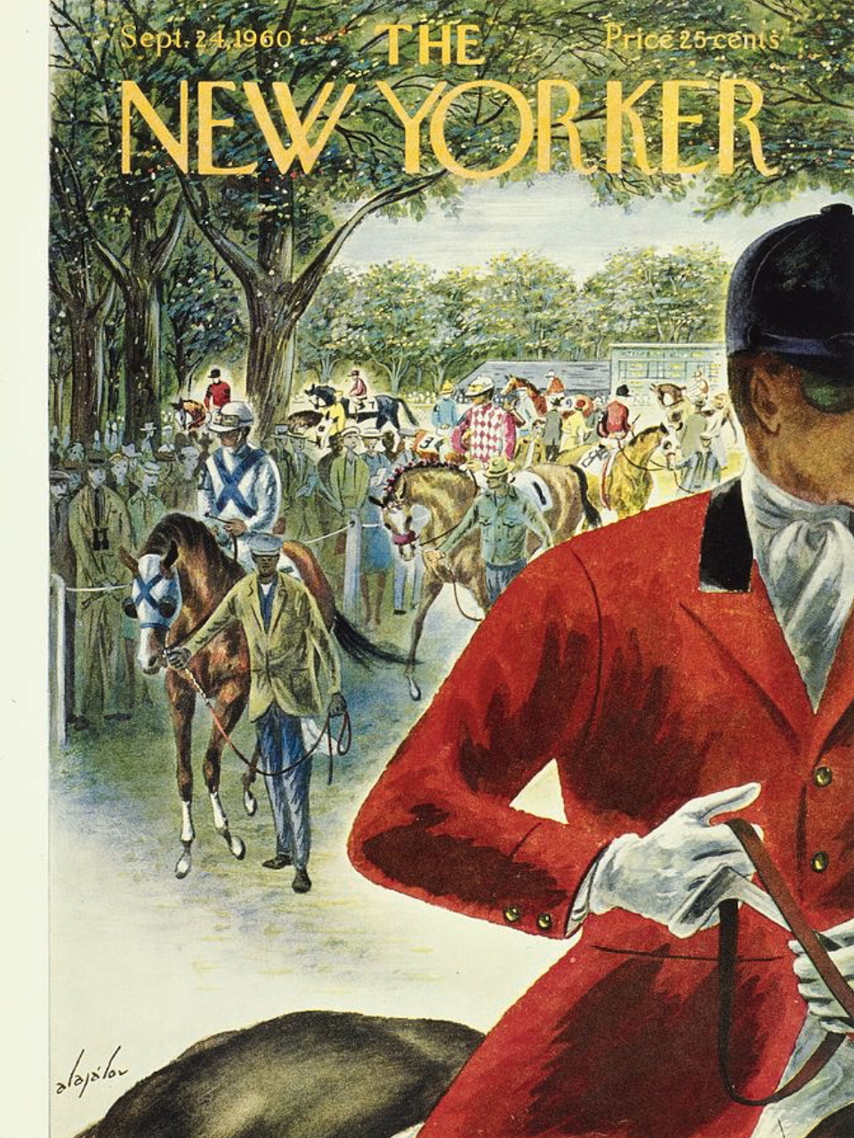 New Yorker Horse Racing Cover1960