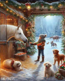 Christmas Lunch for the Horses