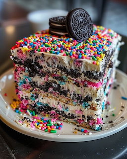 Oreo Cookie Layered Cake