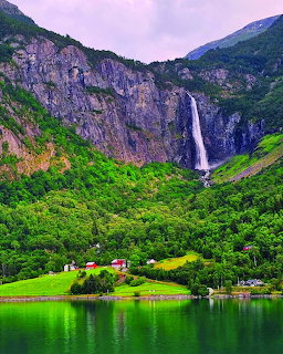 Waterfall in Norway