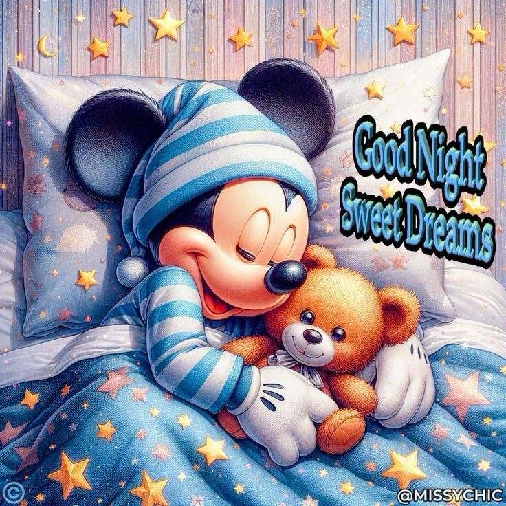 Baby Mickey Mouse Sleeping