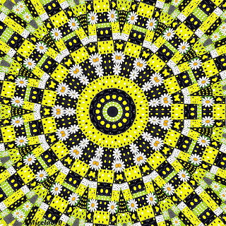 Yellow Black Mandala