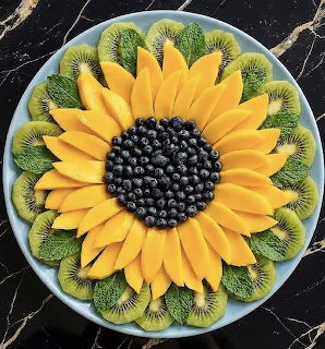 Fruit Sunflower Dessert