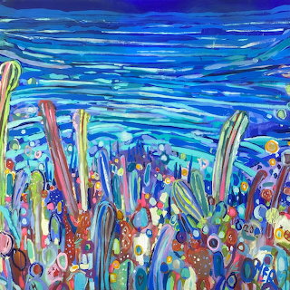 Exotic Garden Seascape