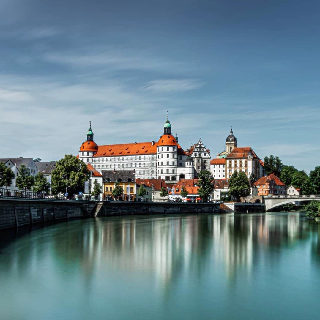 Neuburg Castle Danube River