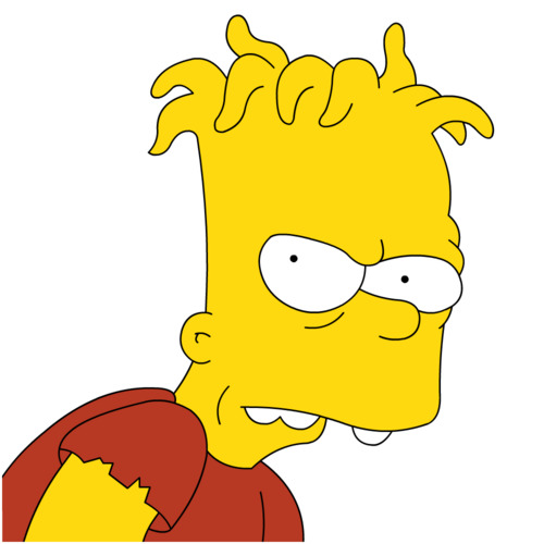 Bart Simpson Portrait