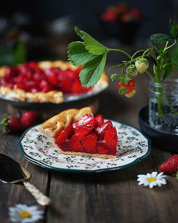 Strawberry Tart Slice