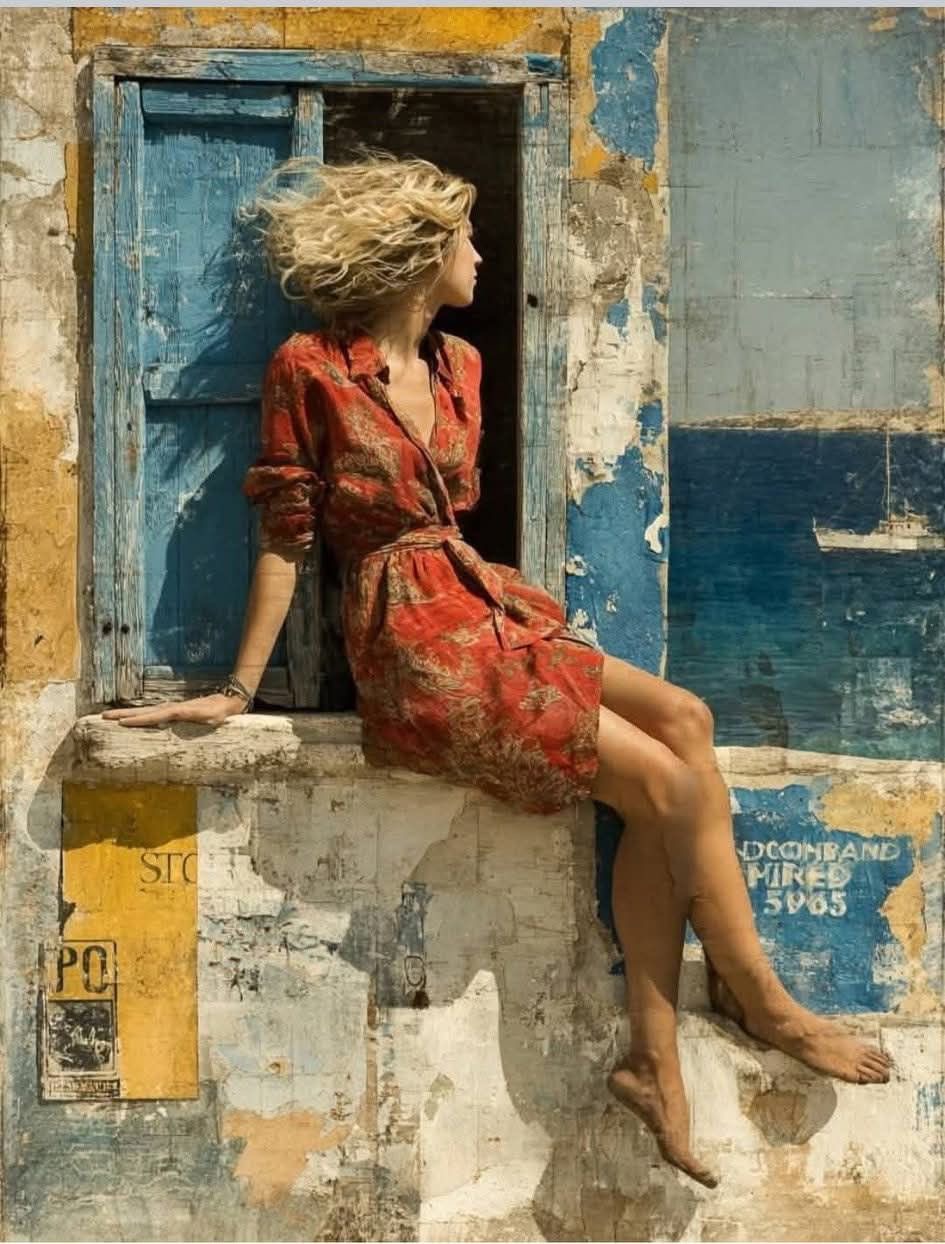 Woman in Red Dress