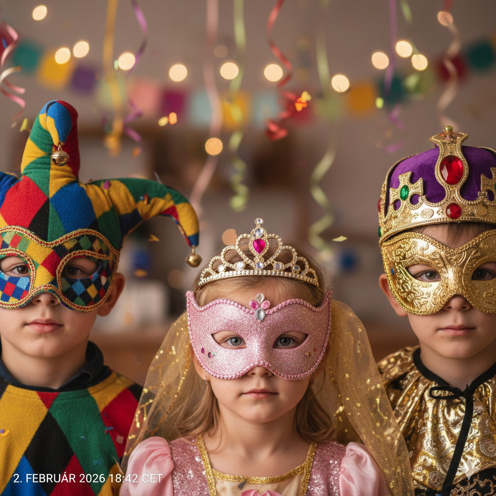 Carnival Masked Children