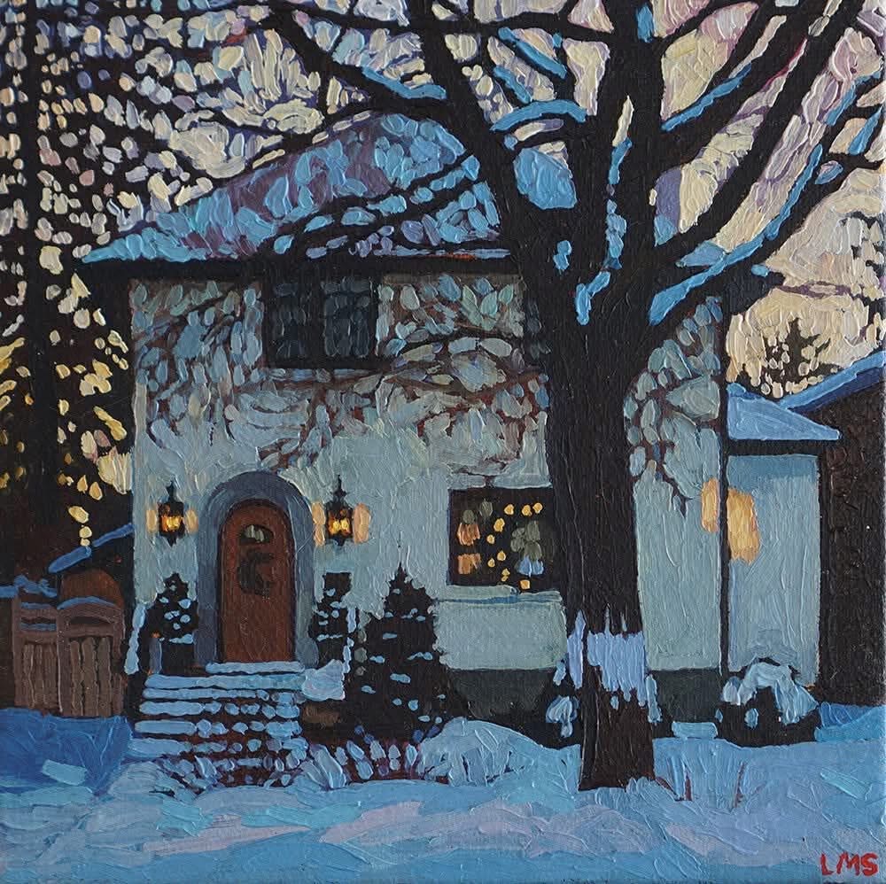 Bayswater Winter House Scene
