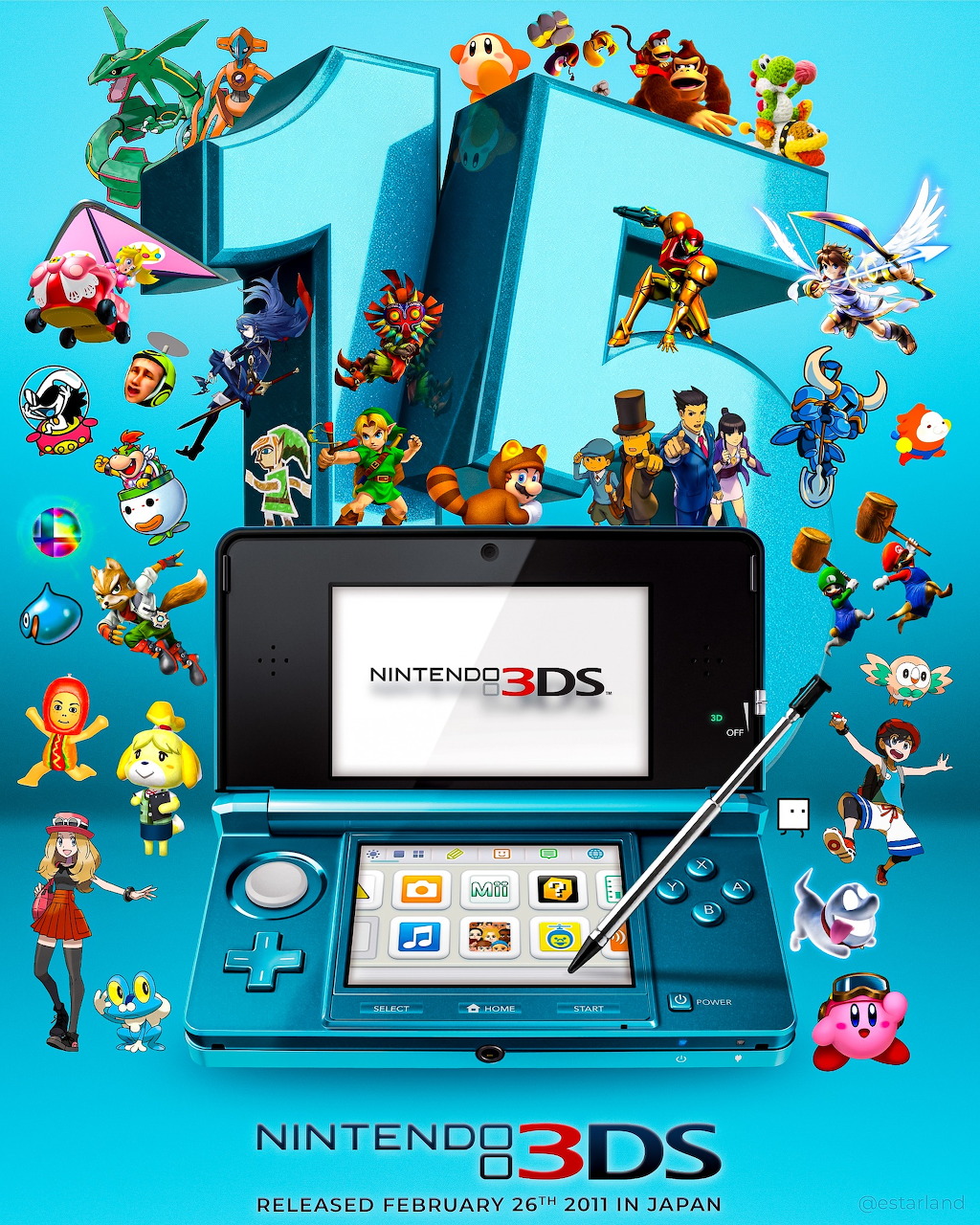 Nintendo 3DS Launch Poster