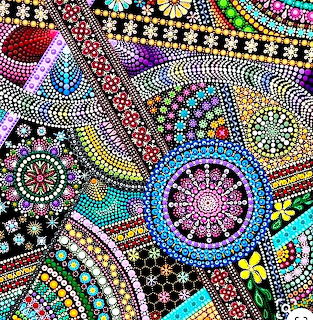 Colorful Mosaic Mandala Art