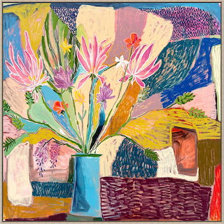 Abstract Floral Still Life Painting