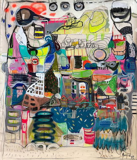 Abstract Urban Collage Art
