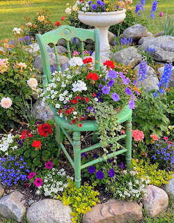 Garden Chair Flower Planter