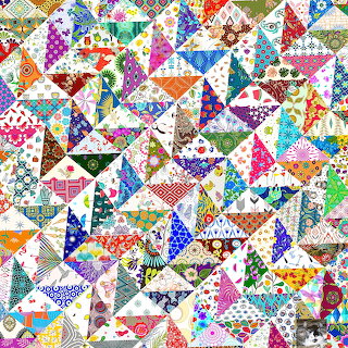 Colorful Patchwork Quilt Pattern