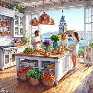 Coastal Kitchen View