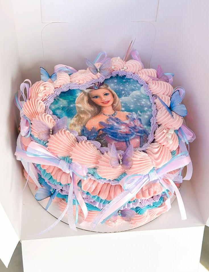 Barbie Swan Lake Cake