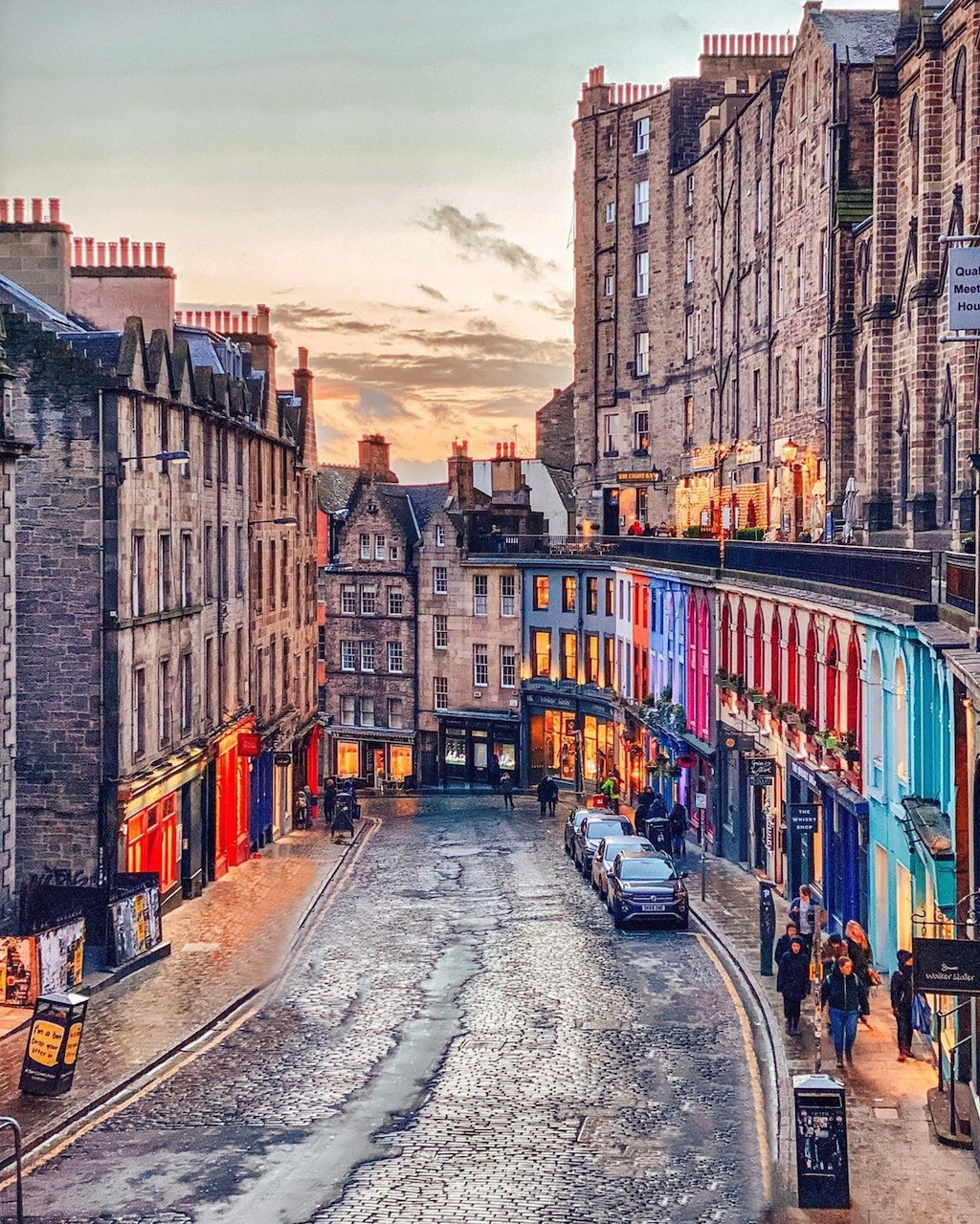 Edinburgh Scotland Street Scene