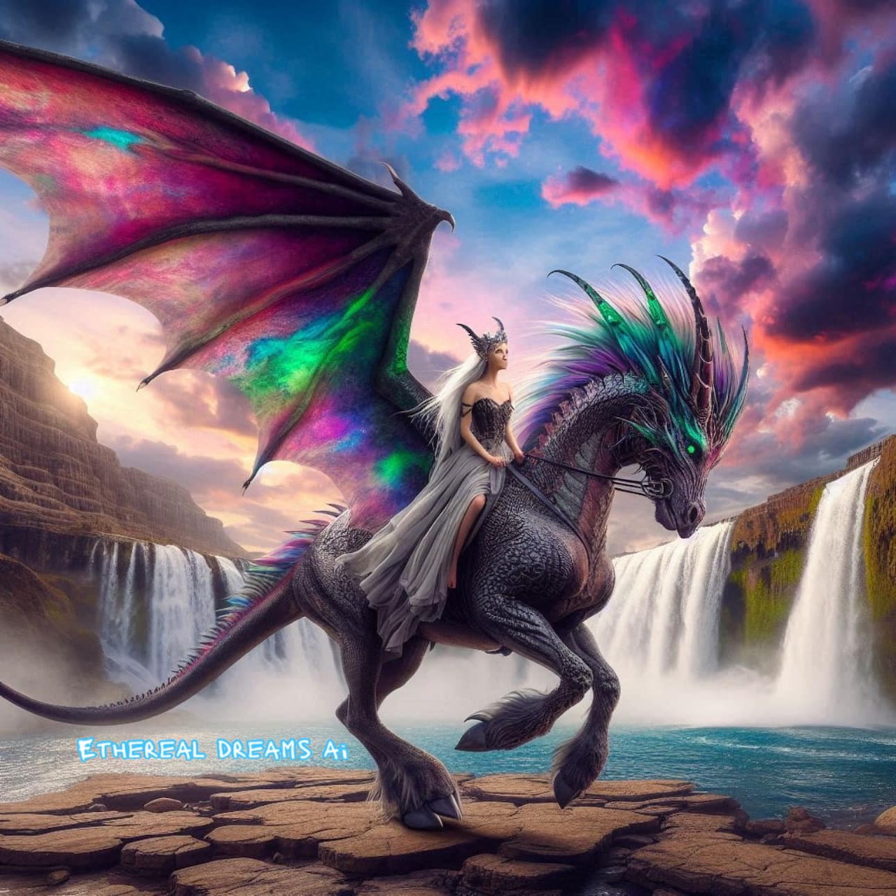 Fantasy Dragon Rider