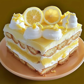 Lemon Tiramisu Dessert