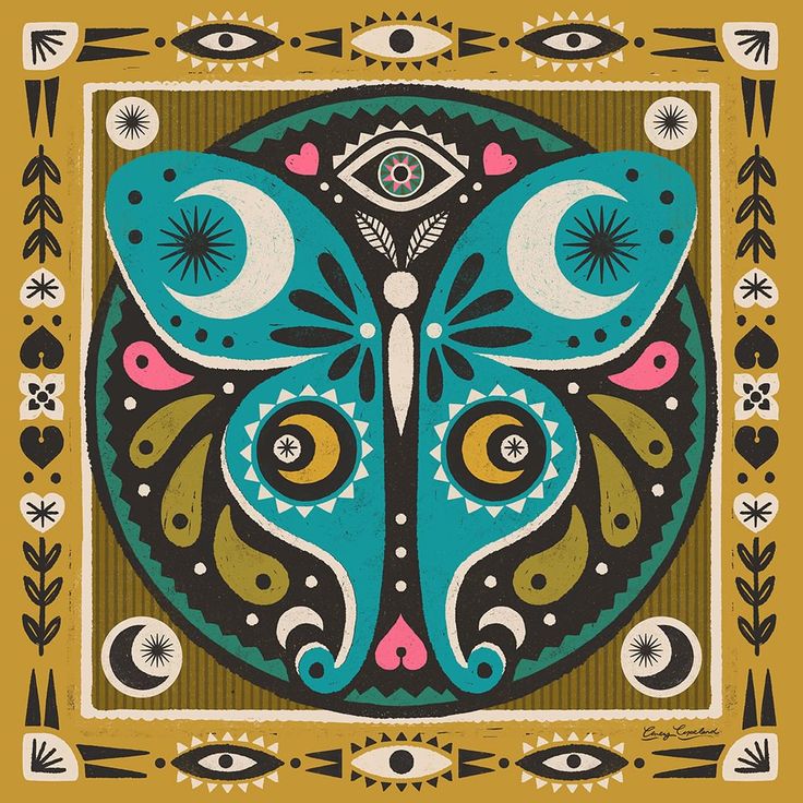 Butterfly Mandala Art