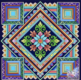 Colorful Geometric Mandala